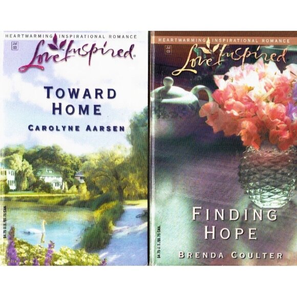 Set Of 2 Inspirational Romance - Finding Hope & Toward Home Books - Picture 1 of 2